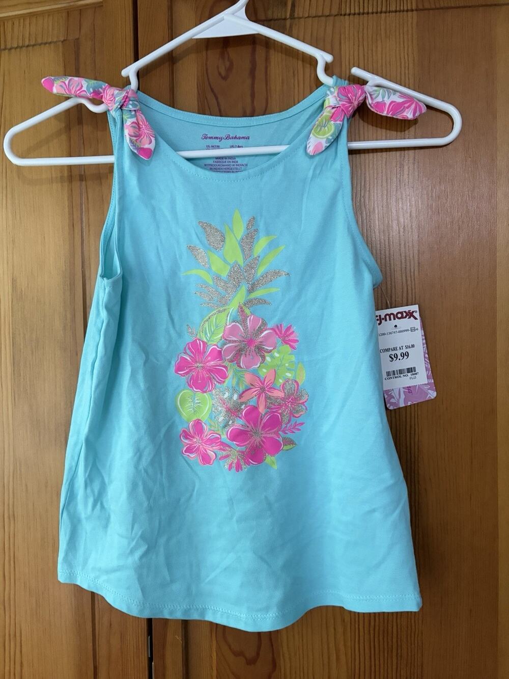 Girls Tommy Bahamas 2 Piece Tropical Set Size M (7/8)